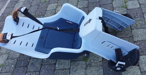 Bobike Exclusive Maxi Plus fietsstoeltje lichtblauw, Fietsen en Brommers, Fietsaccessoires | Fietsstoeltjes, Gebruikt, Achterzitje