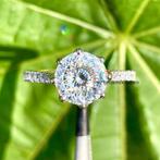 Nieuwe ring, 5 karaat,diamanttest positief!, Wit, Nieuw, Ophalen of Verzenden, 17 tot 18