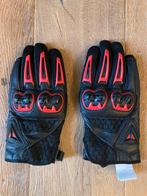 Zwart/rode zomer motor handschoenen Dainese Air Hero 9,5 XL, Dainese, Dames, Ophalen of Verzenden, Nieuw zonder kaartje