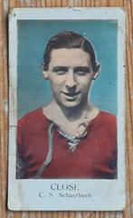 1930s (pre panini) Close C.S. Schaerbeek, Enlèvement ou Envoi, Utilisé, Affiche, Image ou Autocollant