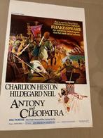 POSTER AFFICHE ANTHONY AND CLEOPATRA CHARLTON HESTON, Verzamelen, Posters, Rechthoekig Staand, Ophalen of Verzenden, Zo goed als nieuw