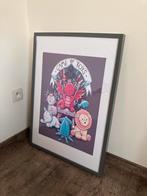 Poster + lijst Ikea, Comme neuf, Synthétique, Enlèvement, 50 à 75 cm