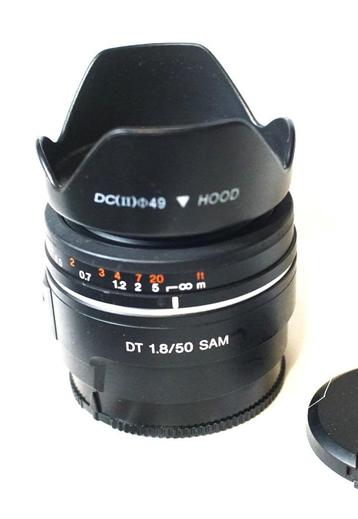 Sony AF 50mm 1.8 als nieuw voor Sony alpha „A” en Minolta AF beschikbaar voor biedingen
