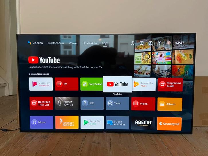 4K 55” SONY bravia XE90 smart flatscreen tv + voetstuk, Audio, Tv en Foto, Televisies, Zo goed als nieuw, LCD, 100 cm of meer