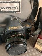 Vintage Foto Toestel Canon T 70 Opbergzak Lens …, Audio, Tv en Foto, Ophalen, Zo goed als nieuw, Canon