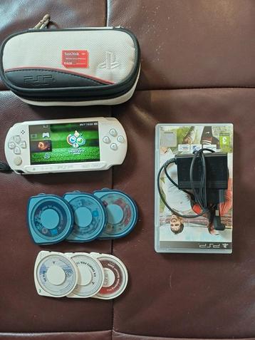 Playstation portable + games + case + charger beschikbaar voor biedingen