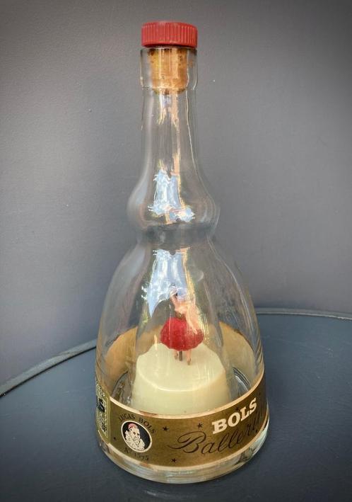 Vintage muziekfles „Ballerina Bols” — Ballerine Tour, Verzamelen, Wijnen, Zo goed als nieuw, Overige typen, Ophalen of Verzenden