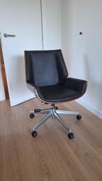 Chaise de bureau design, Ophalen, Gebruikt, Bruin, Bureaustoel