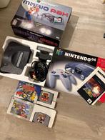 Nintendo 64 + 3 games zonder controllers, Gebruikt, Eén computer, 3 spelers of meer, Vanaf 7 jaar