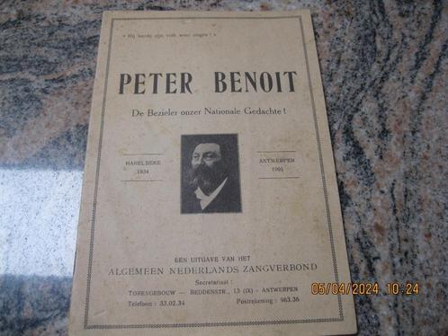 muziekboekje van Peter Benoit, Livres, Musique, Utilisé, Instrument, Enlèvement ou Envoi