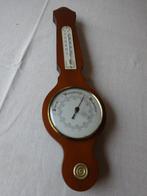 Vintage barometer/thermometer in werkende staat, Utilisé, Baromètre, Enlèvement ou Envoi