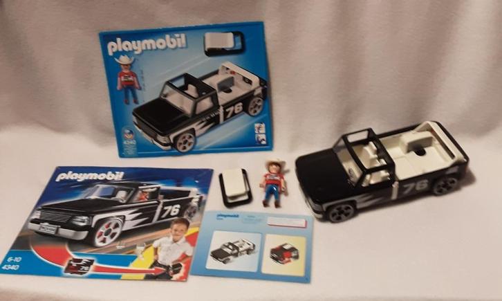 Playmobil 4340 GO en Pick-up Truck, Kinderen en Baby's, Speelgoed | Playmobil, Zo goed als nieuw, Complete set, Ophalen of Verzenden