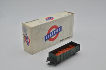 SNCB/NMBS Wagon ouvert avec chargement (Liliput), Enlèvement ou Envoi, Wagon, NS, Utilisé