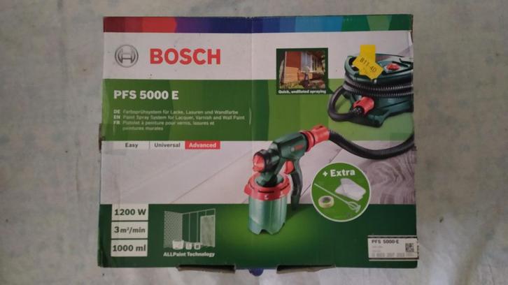 Bosch PFS 5000 elektrisch verfpistool, Doe-het-zelf en Bouw, Schildersmaterialen, Zo goed als nieuw, Verfspuit of Verfpomp, Ophalen