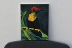 Colibri Bird Painting, gesigneerd door Joky Kamo Painting Co, Ophalen