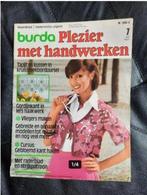 BURDA - Plezier met handwerken - M1900E 07/77, Hobby en Vrije tijd, Ophalen of Verzenden, Gebruikt, Patroon