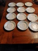 vintage porselein dessert bordjes set van 12, Ophalen of Verzenden