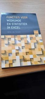 handboek Functies voor Wiskunde en statistiek in Excel, Boeken, Ophalen of Verzenden, Nieuw