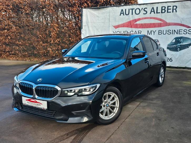 Bmw 318d 150pk, Auto's, BMW, Bedrijf, Te koop, 3 Reeks, Diesel, Euro 6, Berline, Handgeschakeld, Zwart, Zwart, Leder