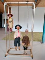 antieke, houten Tsjechische marionetten, werken nog, Enlèvement