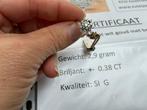 Ring 18k wit goud met briljanten, Handtassen en Accessoires, Ringen, Ophalen, Wit, Goud