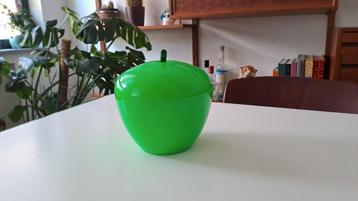 Vintage appel ijsemmer, plastic, jr 70 beschikbaar voor biedingen