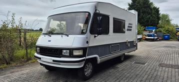 Fiat Hymer 2.5TD Camper 6 pers. Airco Topstaat Oldtimer, Caravans en Kamperen, Mobilhomes, Integraal, Bedrijf, Diesel, 6 tot 7 meter