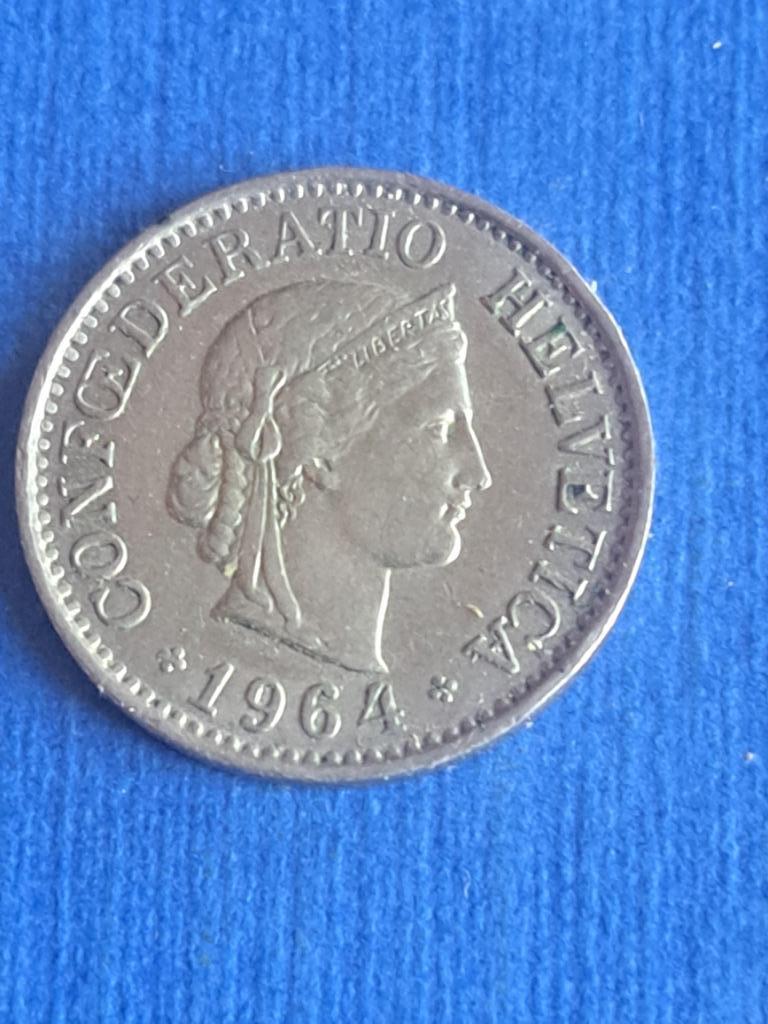 1964 Suisse 10 centimes, Envoi, Autres pays, Monnaie en vrac