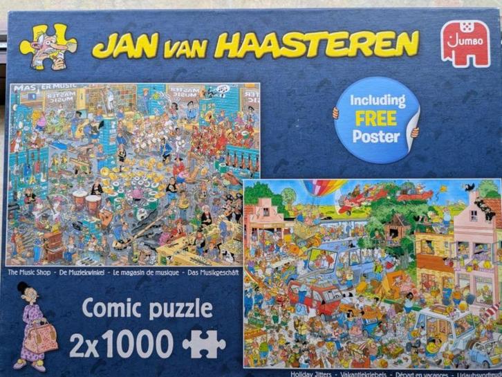 Puzzels van haasteren, Hobby en Vrije tijd, Denksport en Puzzels, Gebruikt, Legpuzzel, 500 t/m 1500 stukjes, Ophalen of Verzenden