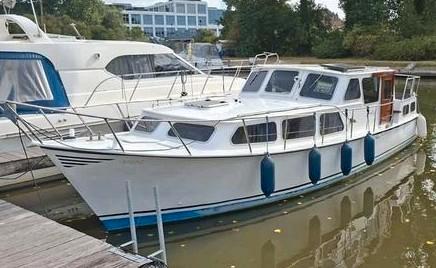 Motorboot, Watersport en Boten, Motorboten en Motorjachten, Staal, Diesel, Ophalen of Verzenden