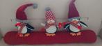Tochtrol met kerstpinguins, zware kwaliteit, Ophalen, Zo goed als nieuw