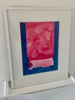 Moderne Aquarel - Ingelijst 54x44cm, Ophalen of Verzenden