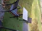 Table de jardin/terrasse repliable et robuste + chaises, Tuin en Terras, Ophalen, Gebruikt