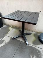 Bistrotafel tuintafel 70x70 zwart, Tuin en Terras, Tuintafels, Ophalen, Zo goed als nieuw, Vierkant, Aluminium