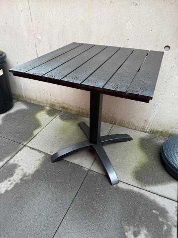 Bistrotafel tuintafel 70x70 zwart beschikbaar voor biedingen