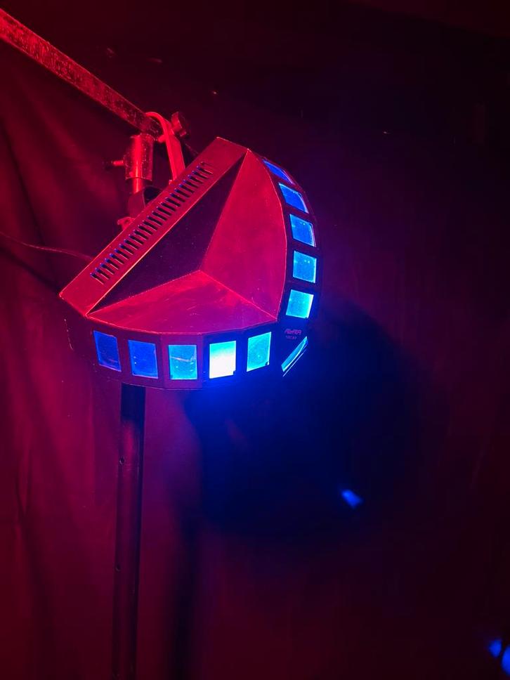 Dj Feestverlichting  thuis/professioneel gebruik, Muziek en Instrumenten, Licht en Laser, Gebruikt, Licht, Geluidgestuurd, Stroboscoopeffect