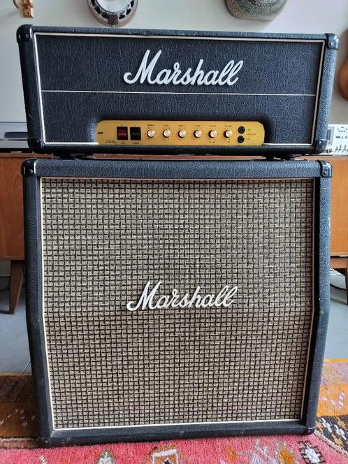 Marshall JMP 100 1980, Fender Bassman AB165 1967, Muziek en Instrumenten, Versterkers | Bas en Gitaar, Gebruikt, 50 tot 100 watt