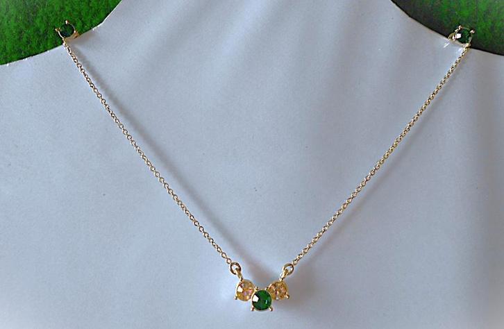 AVON : la parure Judith " ( rouge, bleue ou verte), Bijoux, Sacs & Beauté, Colliers, Neuf, Argent, Autres couleurs, Enlèvement ou Envoi