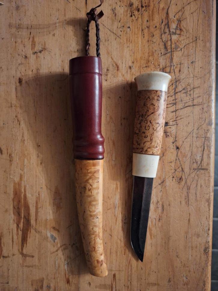 Finse Sapmi Samiland Lapland puukko mes, Antiek en Kunst, Curiosa en Brocante, Verzenden