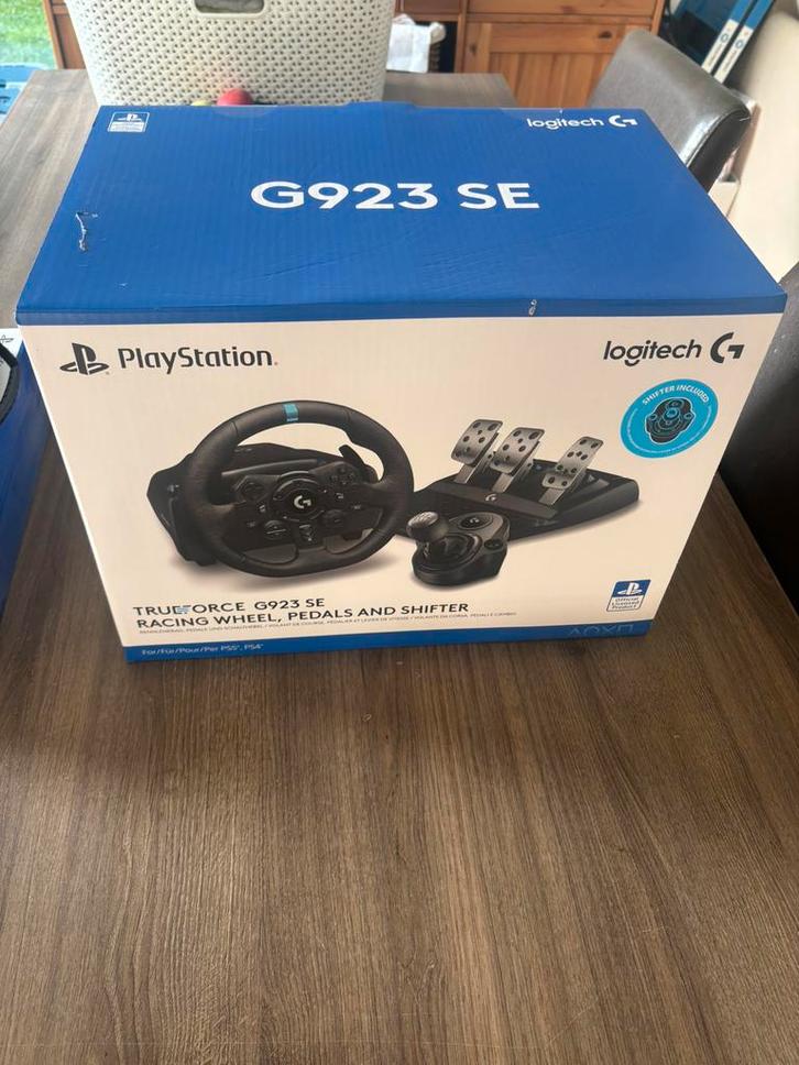 Logitech G923 Trueforce – Stuur, pedalen & shifter, Games en Spelcomputers, Games | Sony PlayStation 5, Zo goed als nieuw, Ophalen