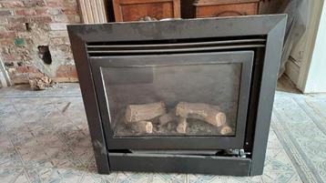 Inbouw gaskachel Well Straler 8 kw, Huis en Inrichting, Ophalen, Gebruikt, Gas, Inbouw