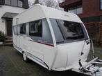 Hobby ONTOUR 390 SF, 7/2015,4 pers(vast bed+tafel),voortent, Caravans en Kamperen, Caravans, Vast bed, Hobby, Kleine zit, Ringverwarming