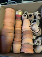 Terracotta kleine bloemenpotjes, Tuin en Terras, Ophalen, Zo goed als nieuw, Terracotta