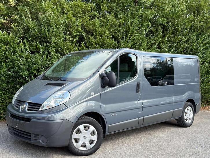 Renault Trafic Trafic 2.0 dCi+DOUBLE CABINE+6 PLACES+AIRCO+N, Auto's, Renault, Bedrijf, Te koop, Trafic, ABS, Airbags, Airconditioning