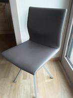 Kwaliteits stoelen ! Metalen onderstel stevige staat!, Huis en Inrichting, Stoelen, Ophalen, Zo goed als nieuw, Grijs, Metaal
