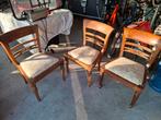 3 eiken stoelen, Huis en Inrichting, Stoelen, Ophalen