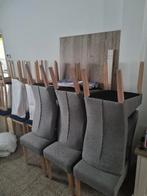 6 eetkamerstoelen te koop, Huis en Inrichting, Stoelen, Ophalen, Nieuw, Grijs, Vijf, Zes of meer stoelen