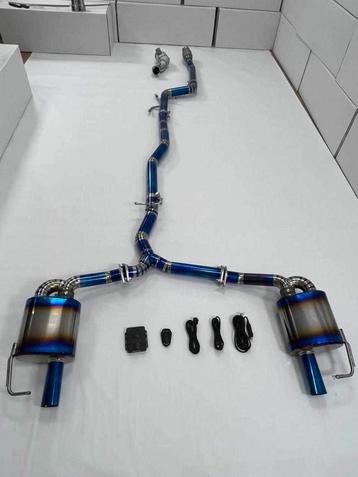 Catback uitlaat met kleppensysteem! Volledig titanium!!!! beschikbaar voor biedingen
