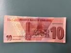 Zimbabwe 10 dollar bankbiljet, Postzegels en Munten, Ophalen of Verzenden