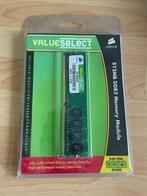 512 MB DDR2 Memory Module Corsair Value Select, Enlèvement ou Envoi, Neuf, DDR2, 1 GB ou moins